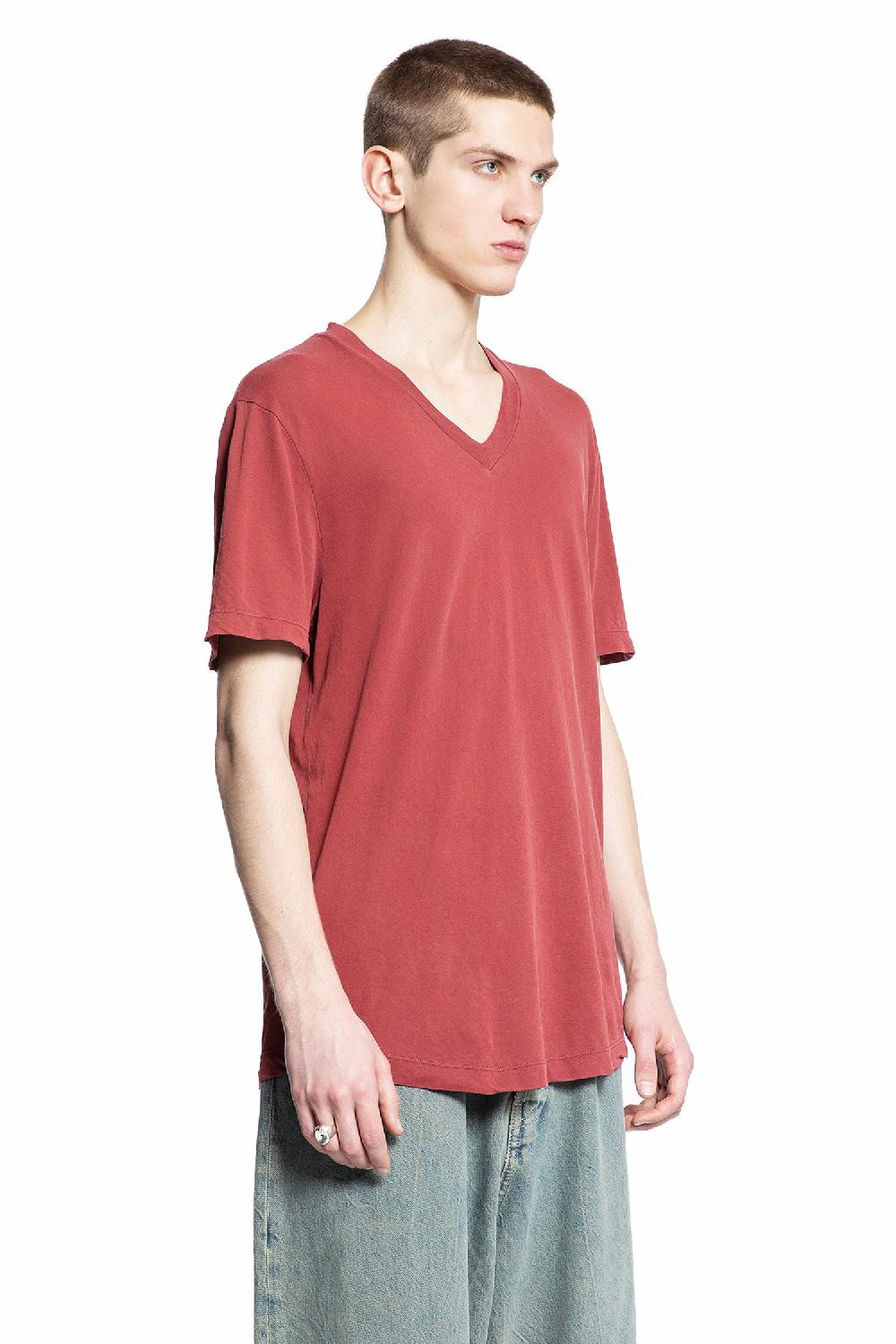 Antonioli JAMES PERSE MAN RED T-SHIRTS & TANK TOPS
