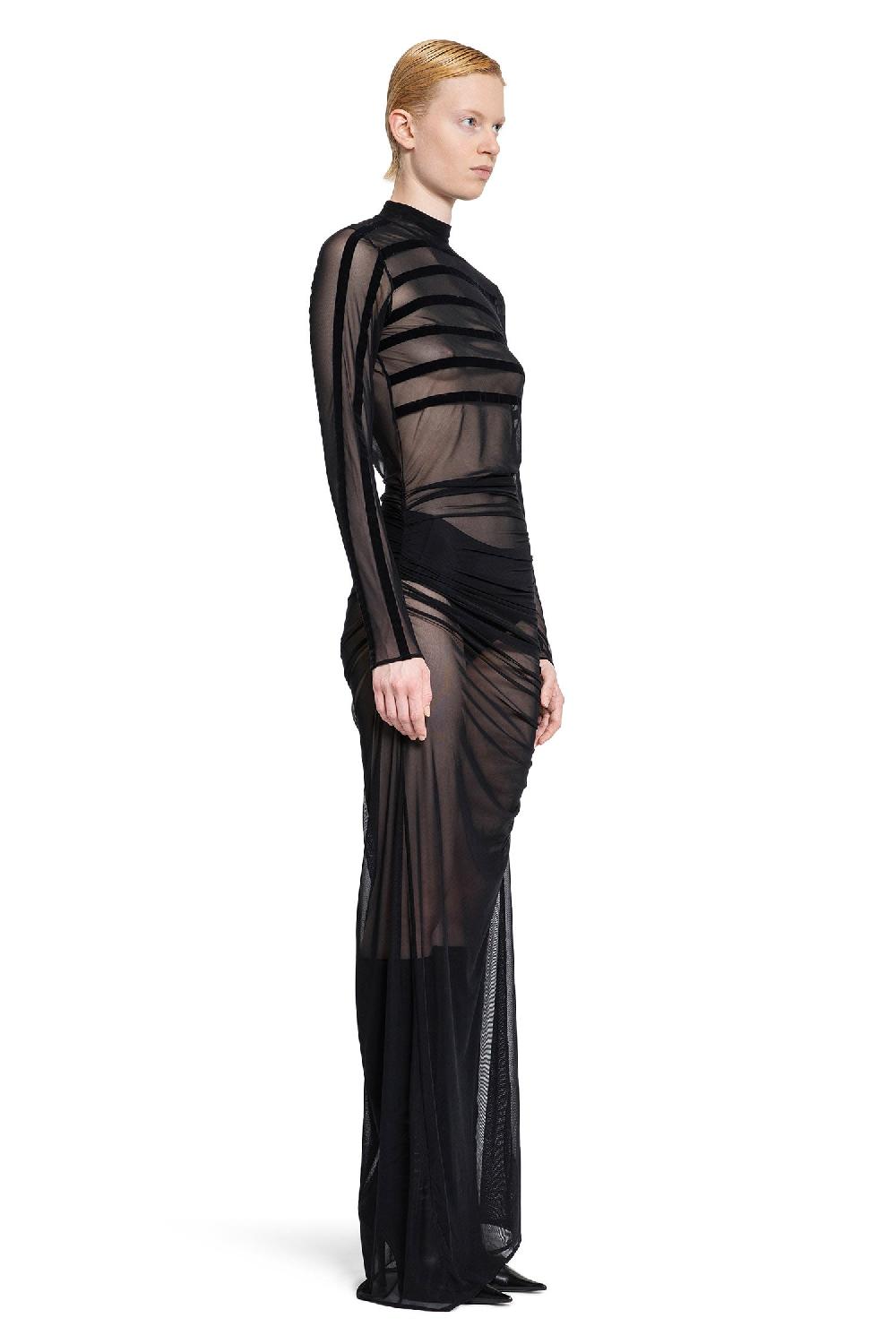 Antonioli JEAN PAUL GAULTIER WOMAN BLACK DRESSES
