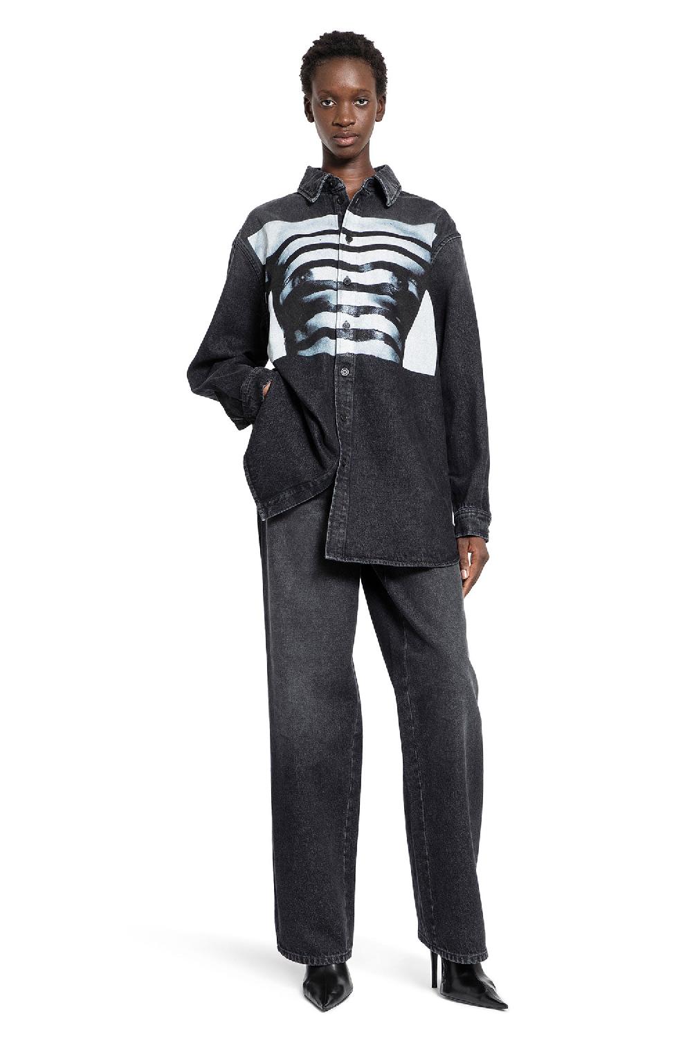 Antonioli JEAN PAUL GAULTIER WOMAN BLACK JEANS