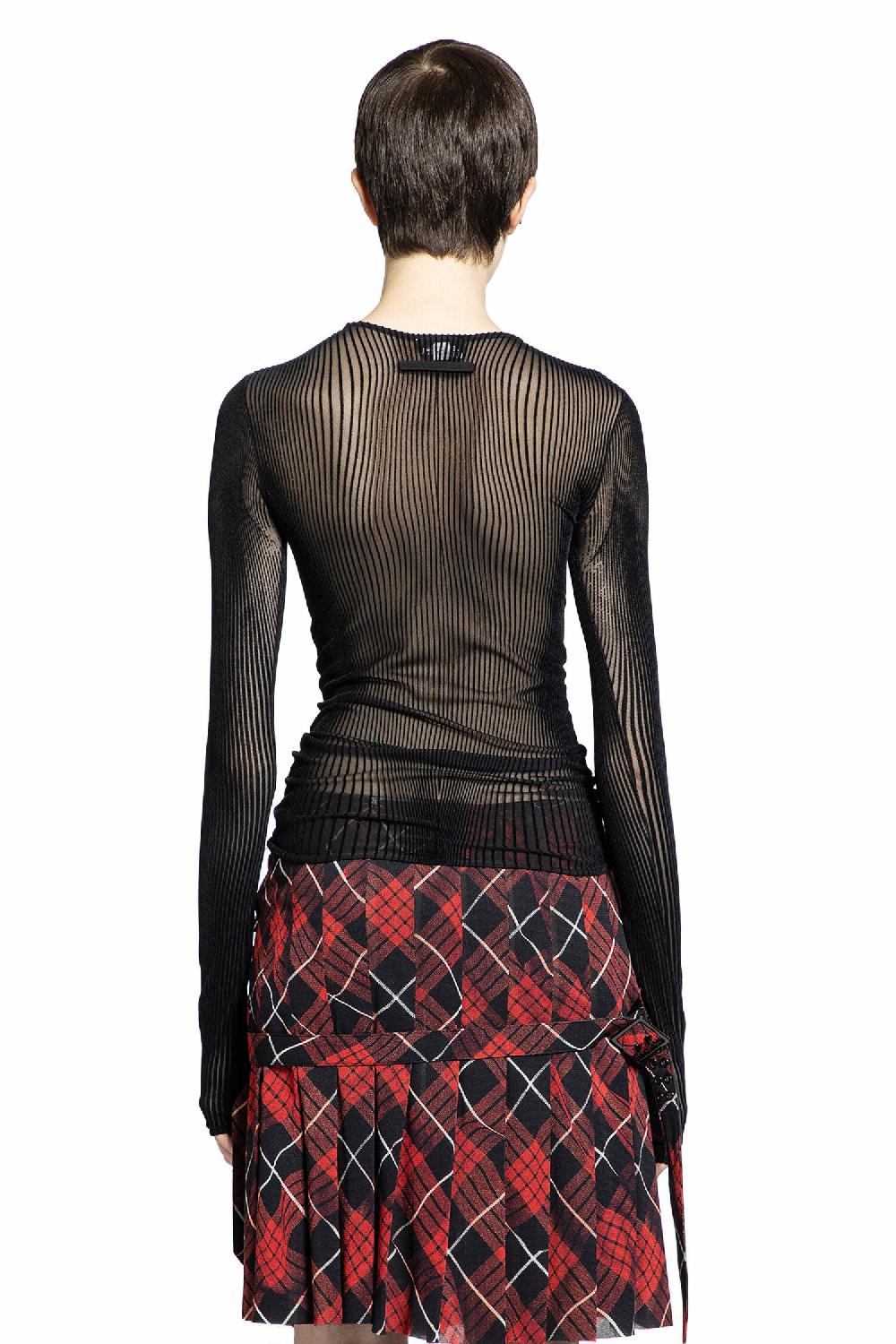 Antonioli JEAN PAUL GAULTIER WOMAN BLACK TOPS