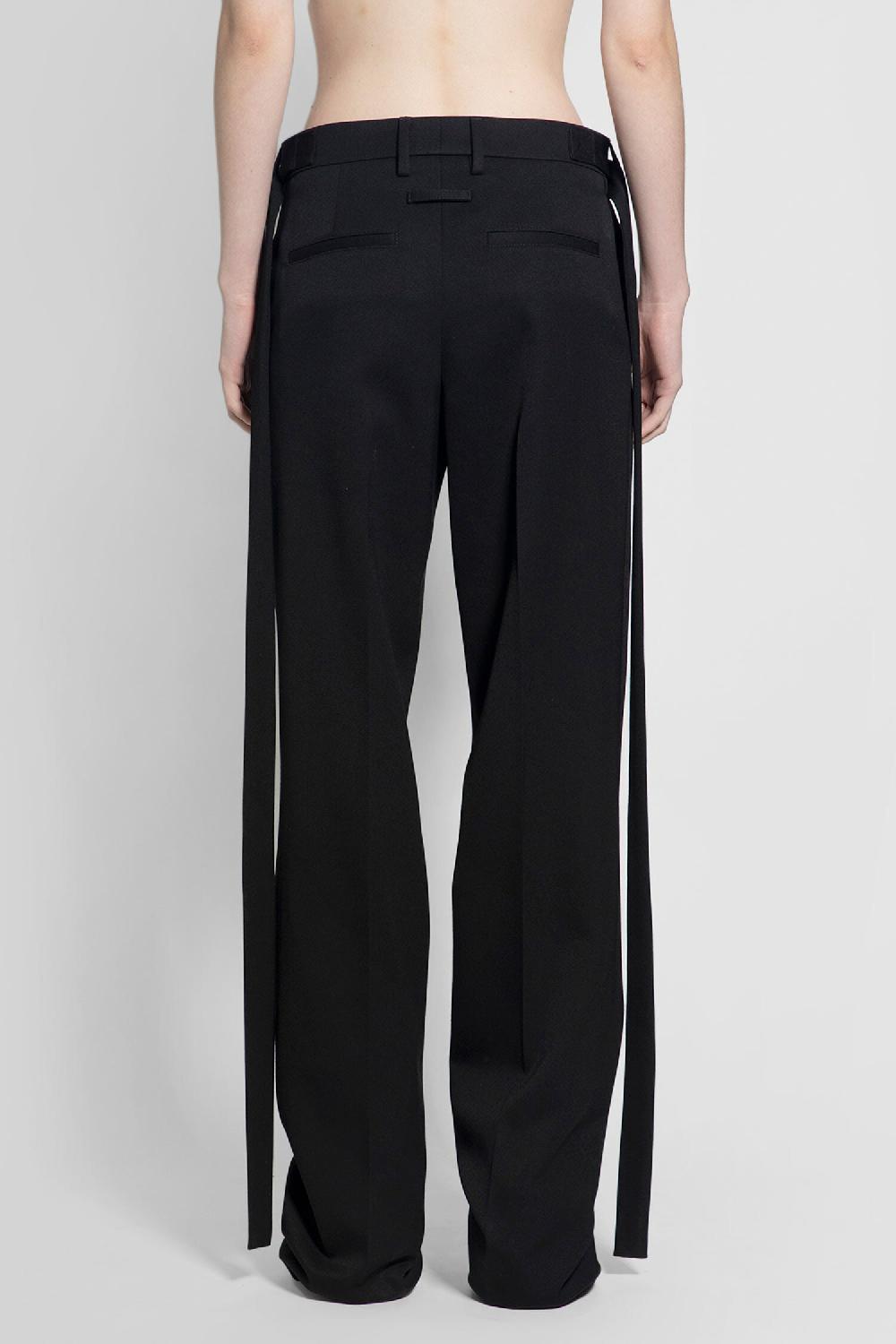 Antonioli JEAN PAUL GAULTIER WOMAN BLACK TROUSERS