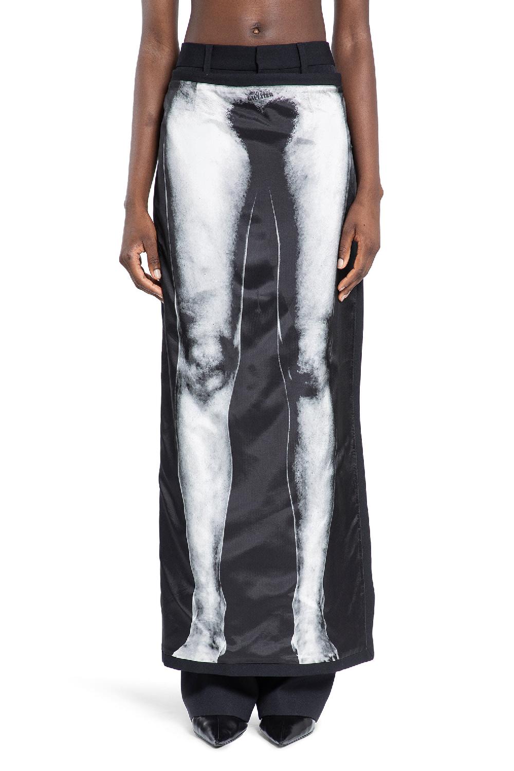 Antonioli JEAN PAUL GAULTIER WOMAN BLACK TROUSERS