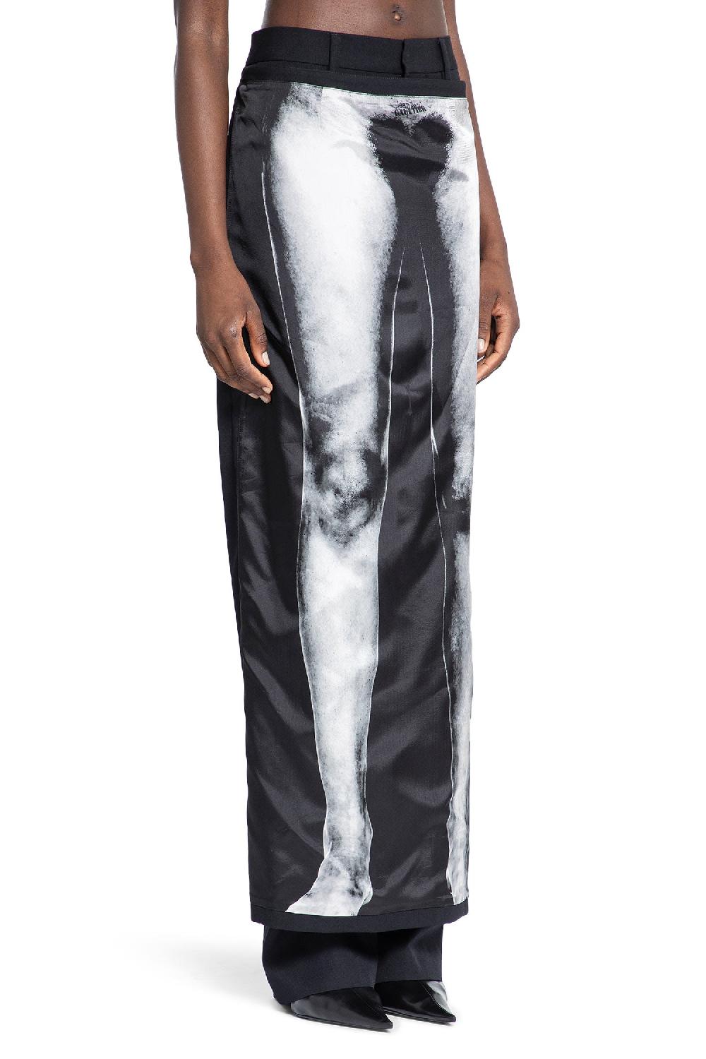 Antonioli JEAN PAUL GAULTIER WOMAN BLACK TROUSERS