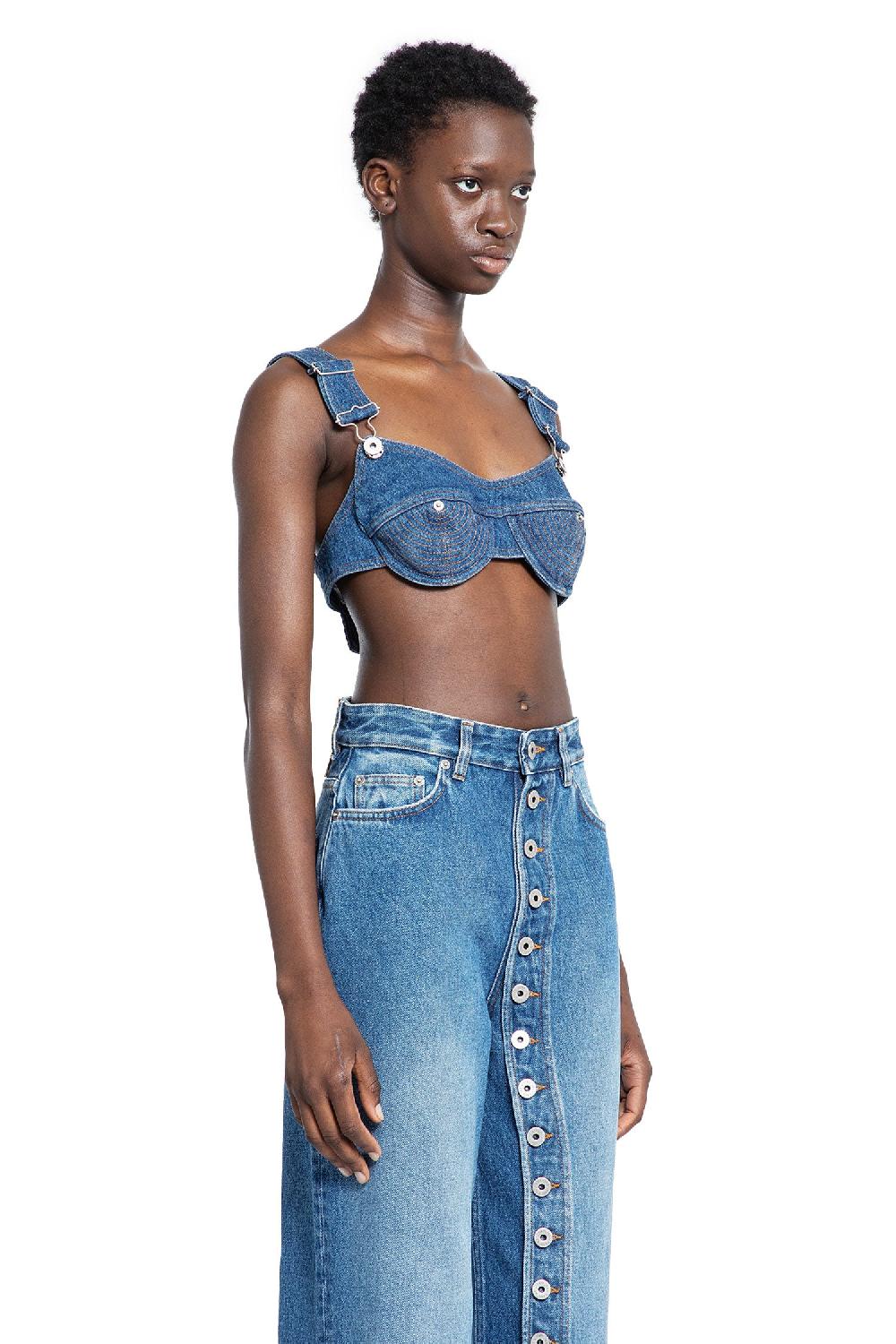 Antonioli JEAN PAUL GAULTIER WOMAN BLUE TOPS