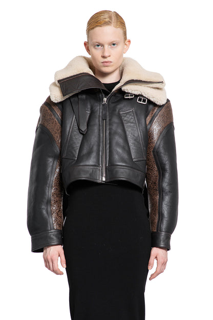 Antonioli JEAN PAUL GAULTIER WOMAN BROWN JACKETS