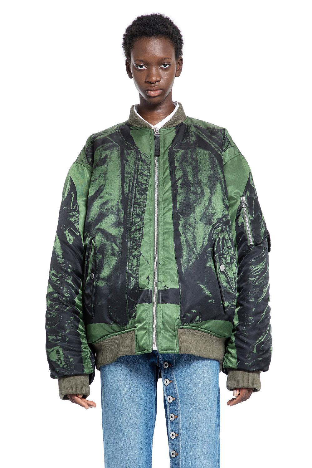 Antonioli JEAN PAUL GAULTIER WOMAN GREEN JACKETS