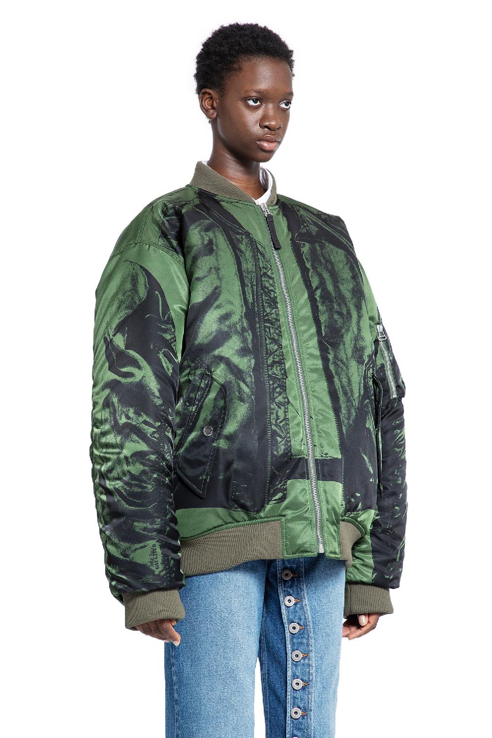 Antonioli JEAN PAUL GAULTIER WOMAN GREEN JACKETS