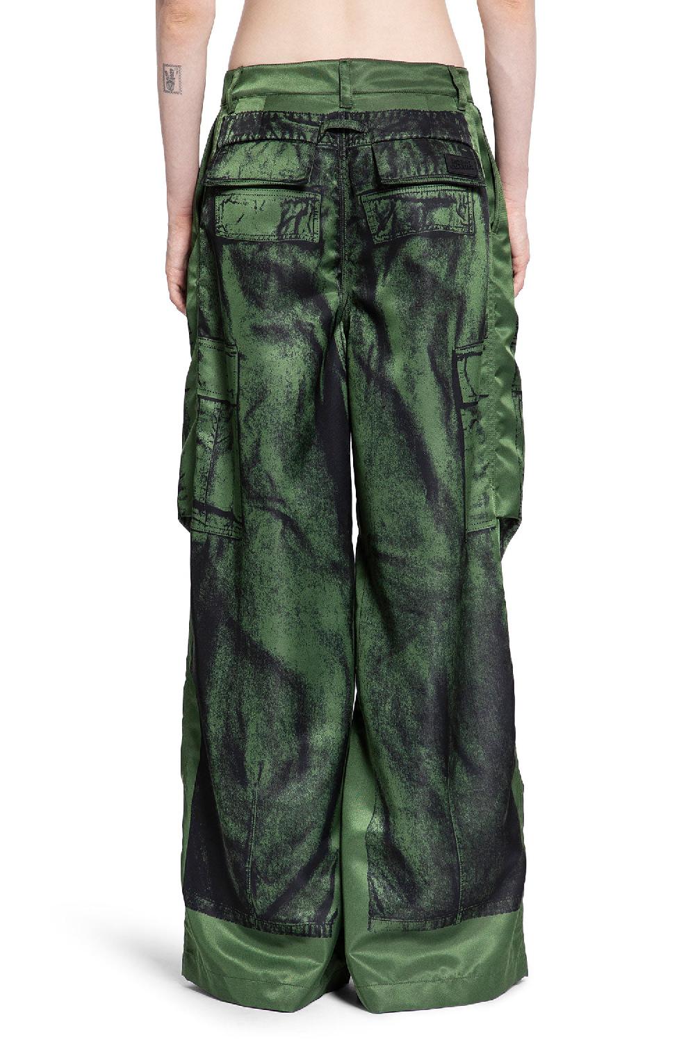 Antonioli JEAN PAUL GAULTIER WOMAN GREEN TROUSERS