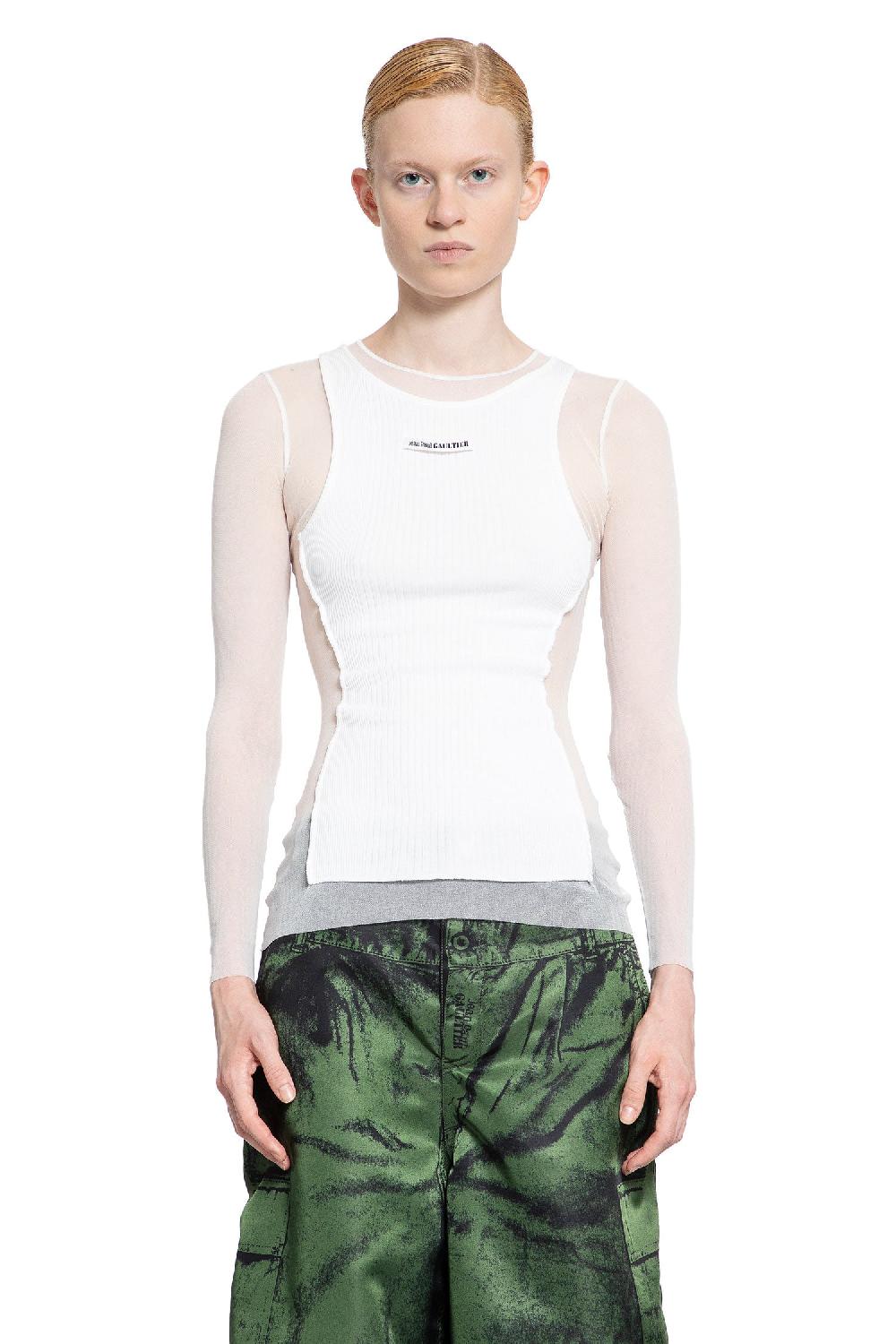 Antonioli JEAN PAUL GAULTIER WOMAN WHITE TOPS