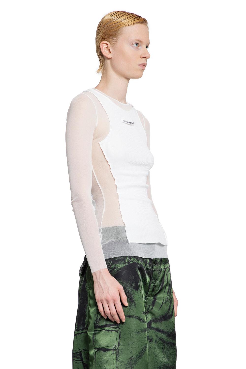 Antonioli JEAN PAUL GAULTIER WOMAN WHITE TOPS