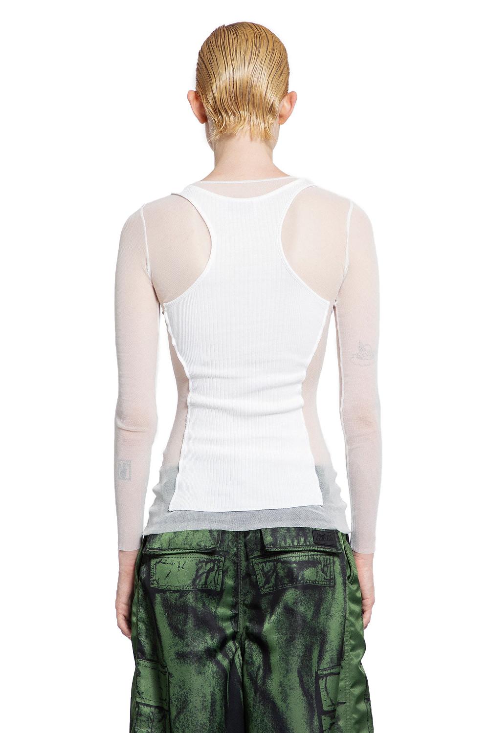 Antonioli JEAN PAUL GAULTIER WOMAN WHITE TOPS