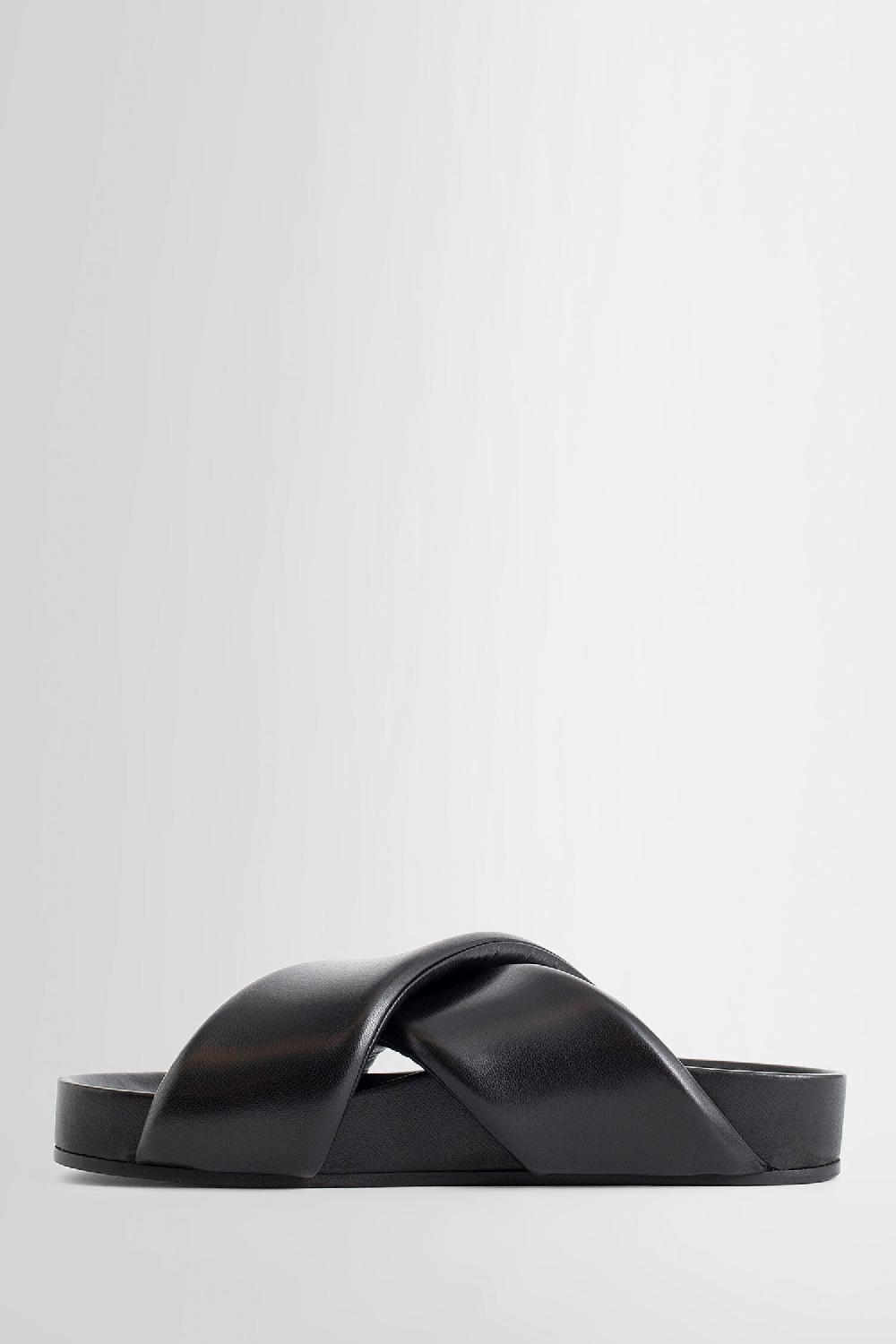 Antonioli JIL SANDER MAN BLACK SANDALS & SLIDES
