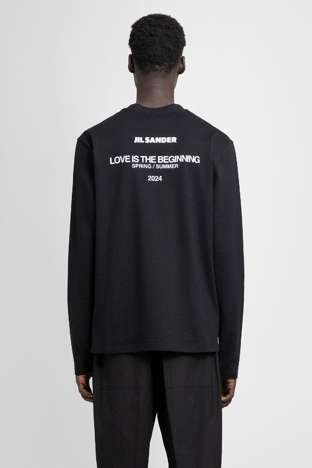 Antonioli JIL SANDER MAN BLACK T-SHIRTS & TANK TOPS