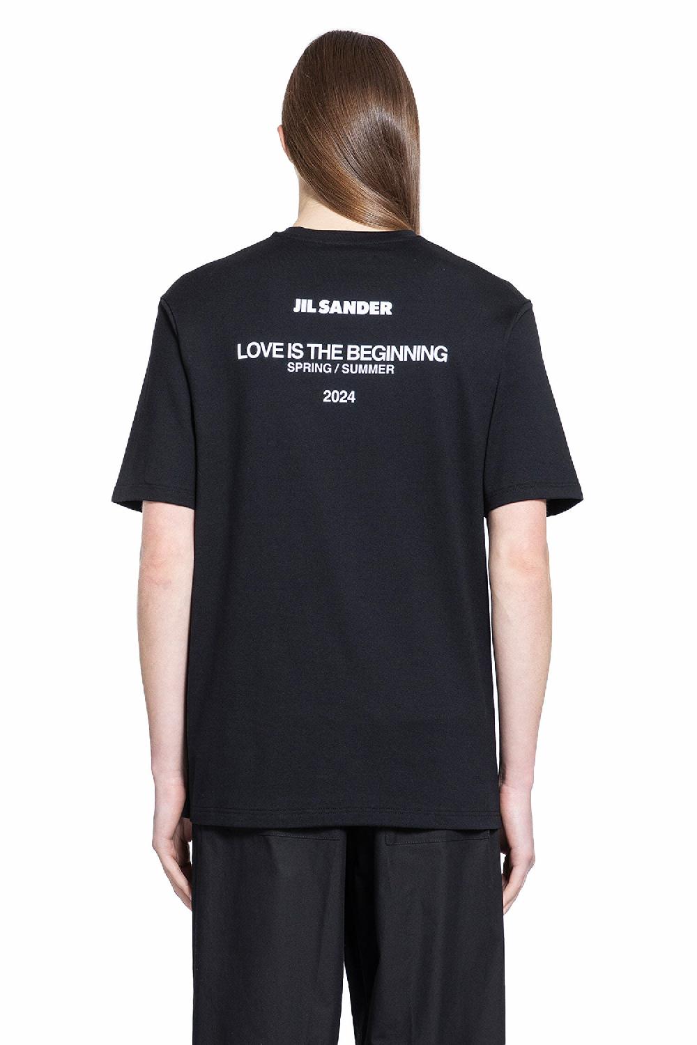 Antonioli JIL SANDER MAN BLACK T-SHIRTS & TANK TOPS