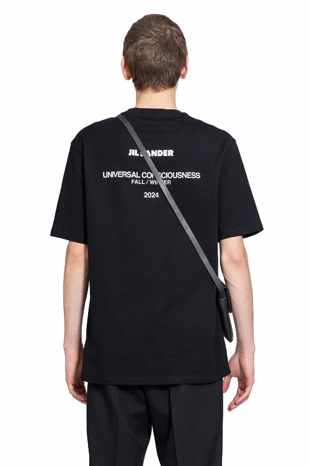 Antonioli JIL SANDER MAN BLACK T-SHIRTS & TANK TOPS