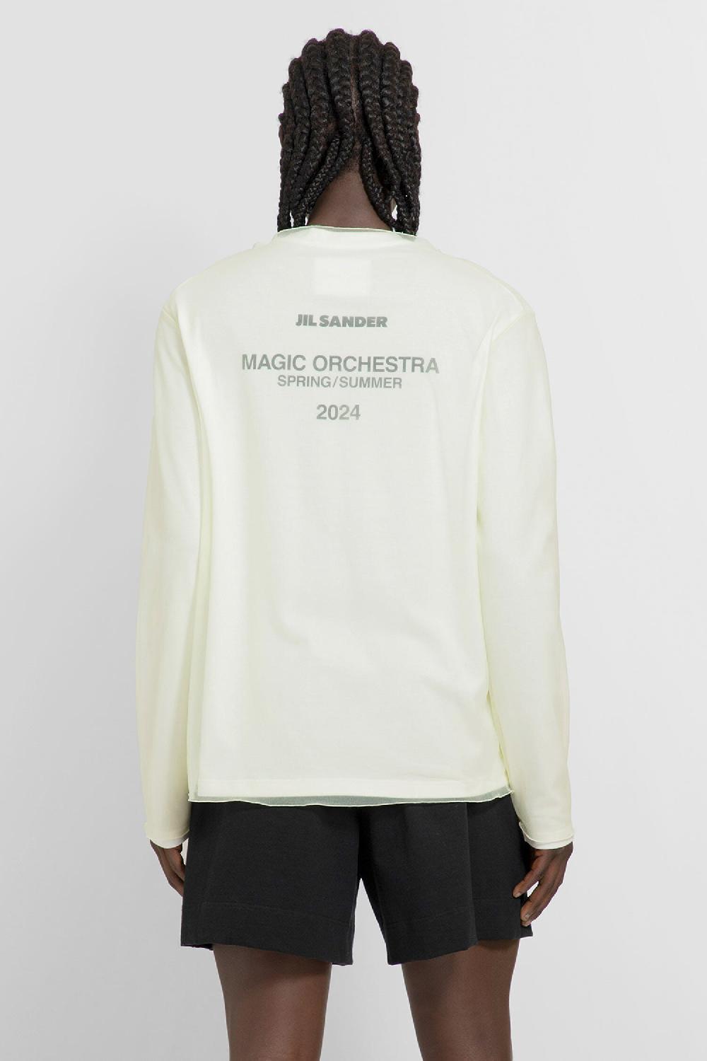 Antonioli JIL SANDER MAN GREEN T-SHIRTS & TANK TOPS