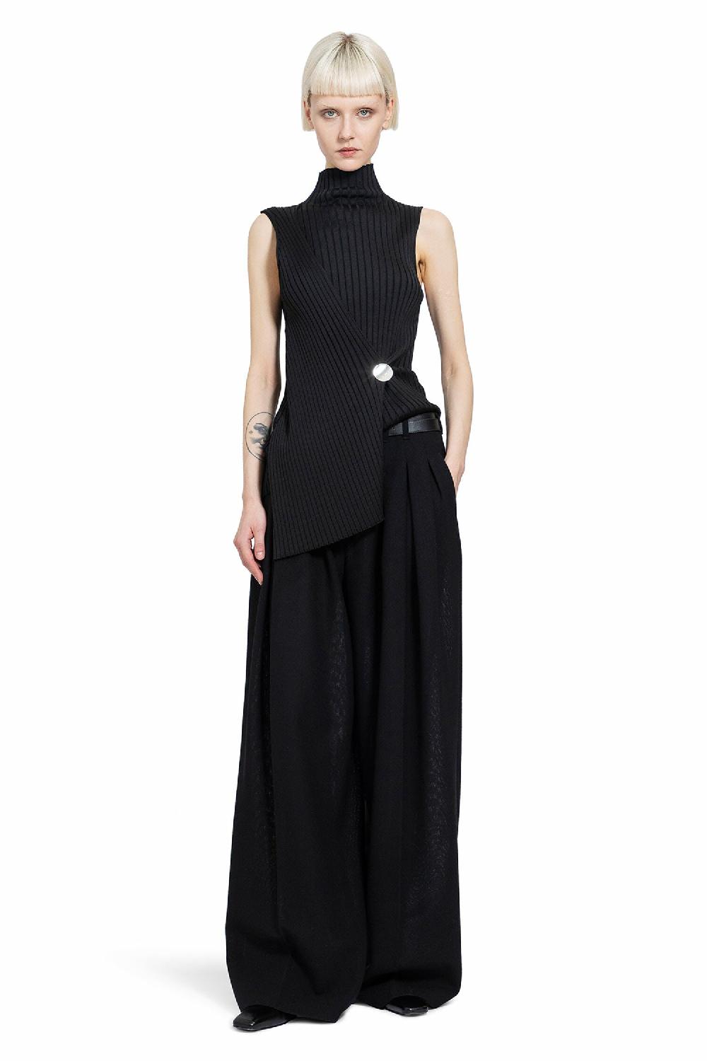 Antonioli JIL SANDER WOMAN BLACK TROUSERS
