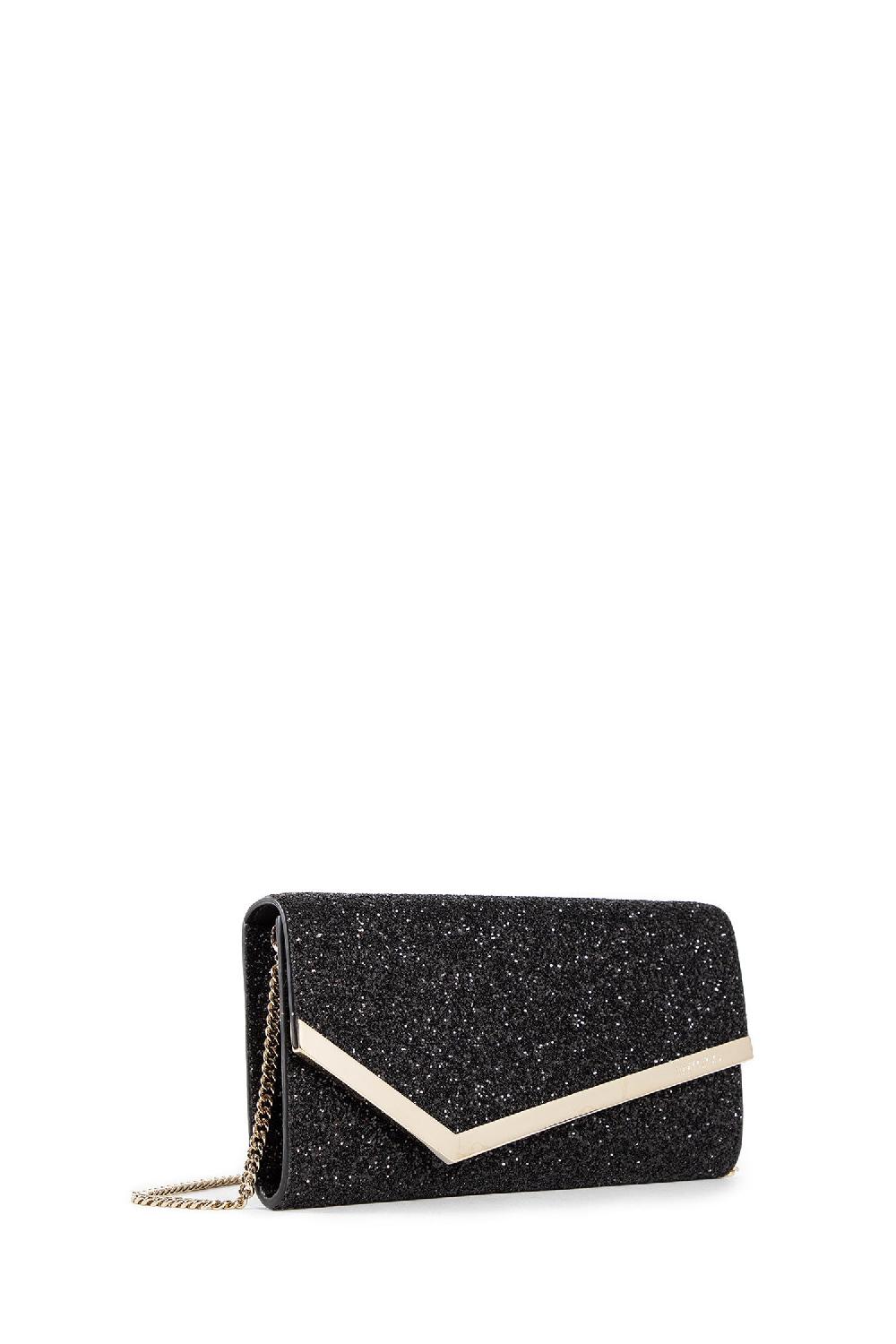 Antonioli JIMMY CHOO WOMAN BLACK CLUTCHES & POUCHES