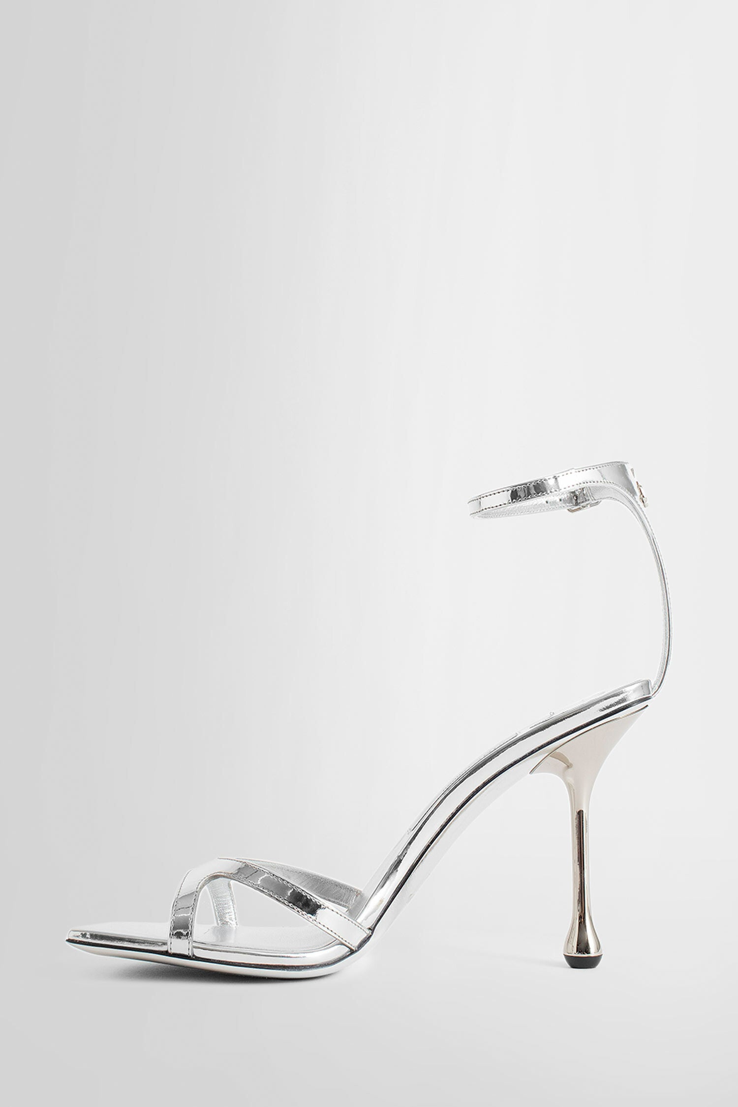 Antonioli JIMMY CHOO WOMAN SILVER SANDALS & SLIDES