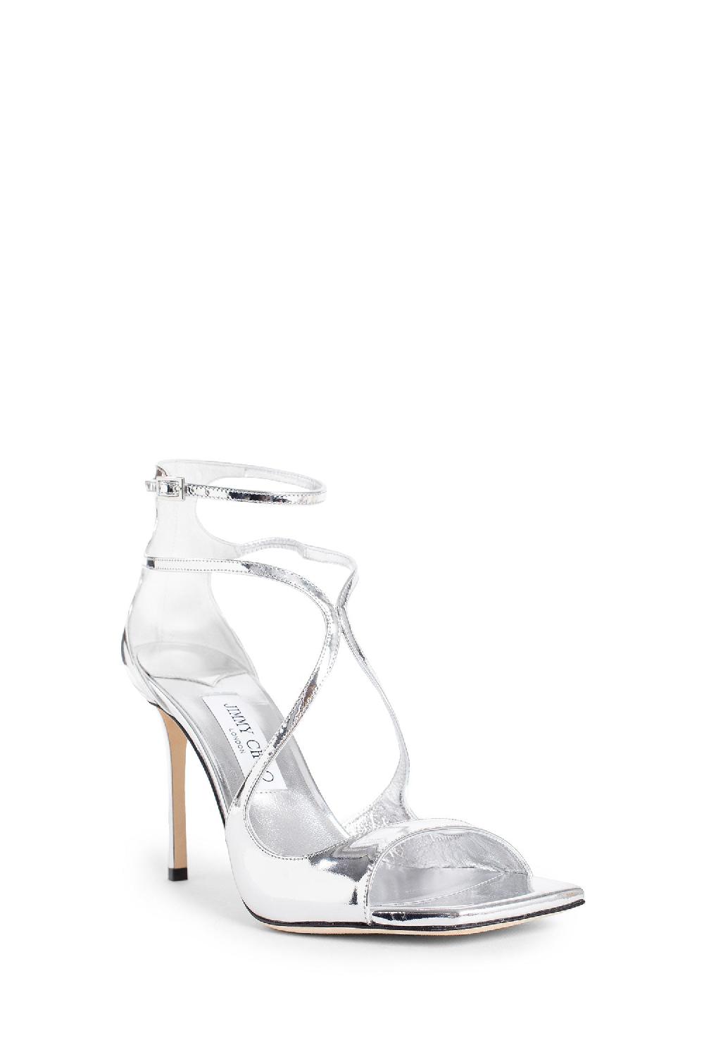 Antonioli JIMMY CHOO WOMAN SILVER SANDALS & SLIDES