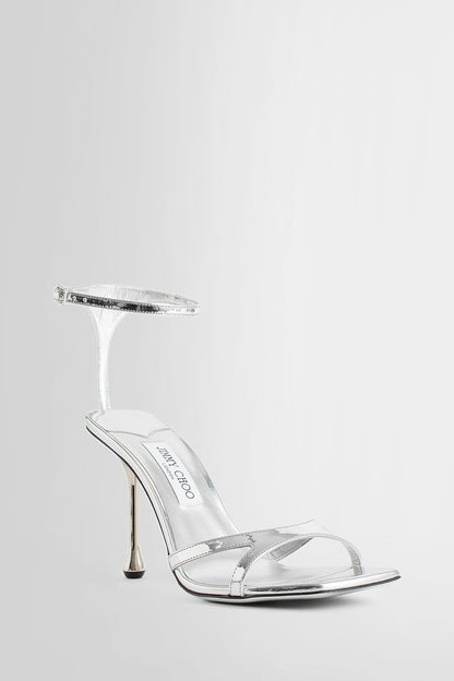 Antonioli JIMMY CHOO WOMAN SILVER SANDALS & SLIDES