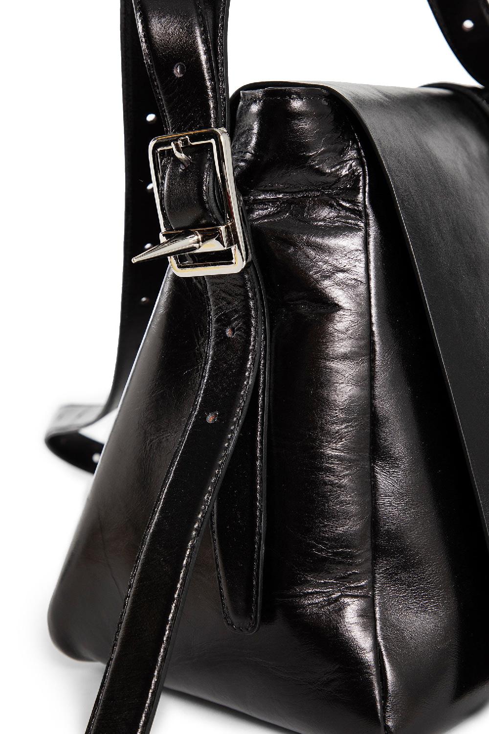 Antonioli JORDANLUCA MAN BLACK SHOULDER BAGS