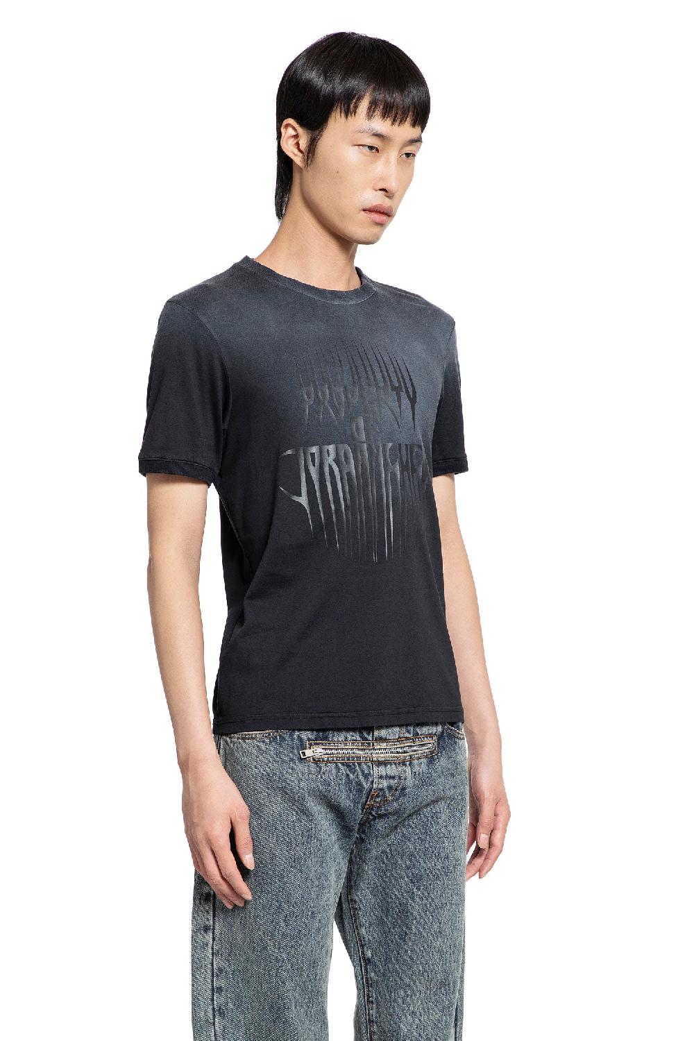 Antonioli JORDANLUCA MAN BLACK T-SHIRTS & TANK TOPS