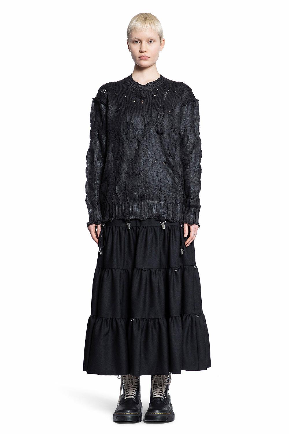 Antonioli JUNYA WATANABE WOMAN BLACK KNITWEAR