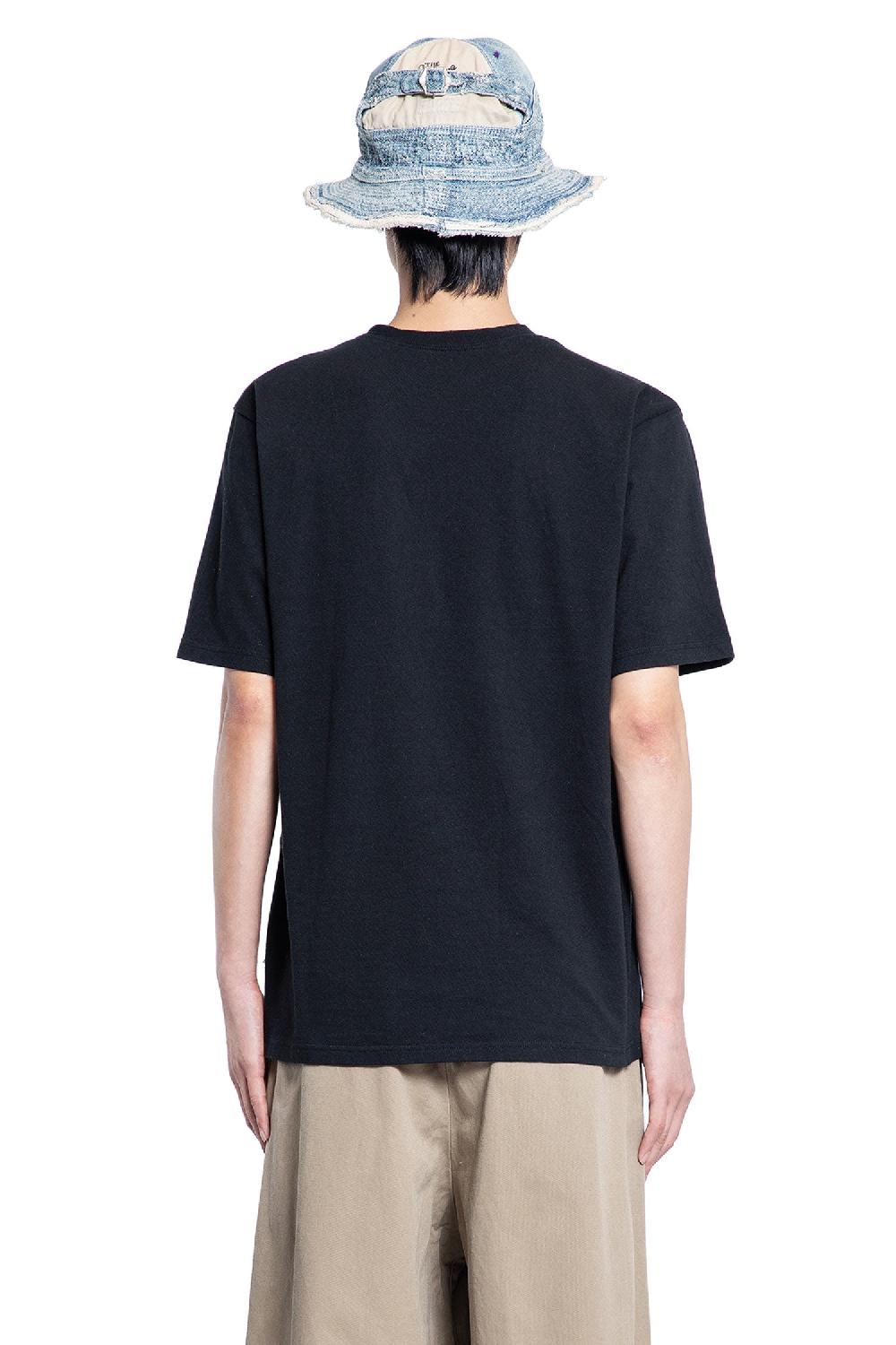 Antonioli KAPITAL MAN BLACK T-SHIRTS & TANK TOPS