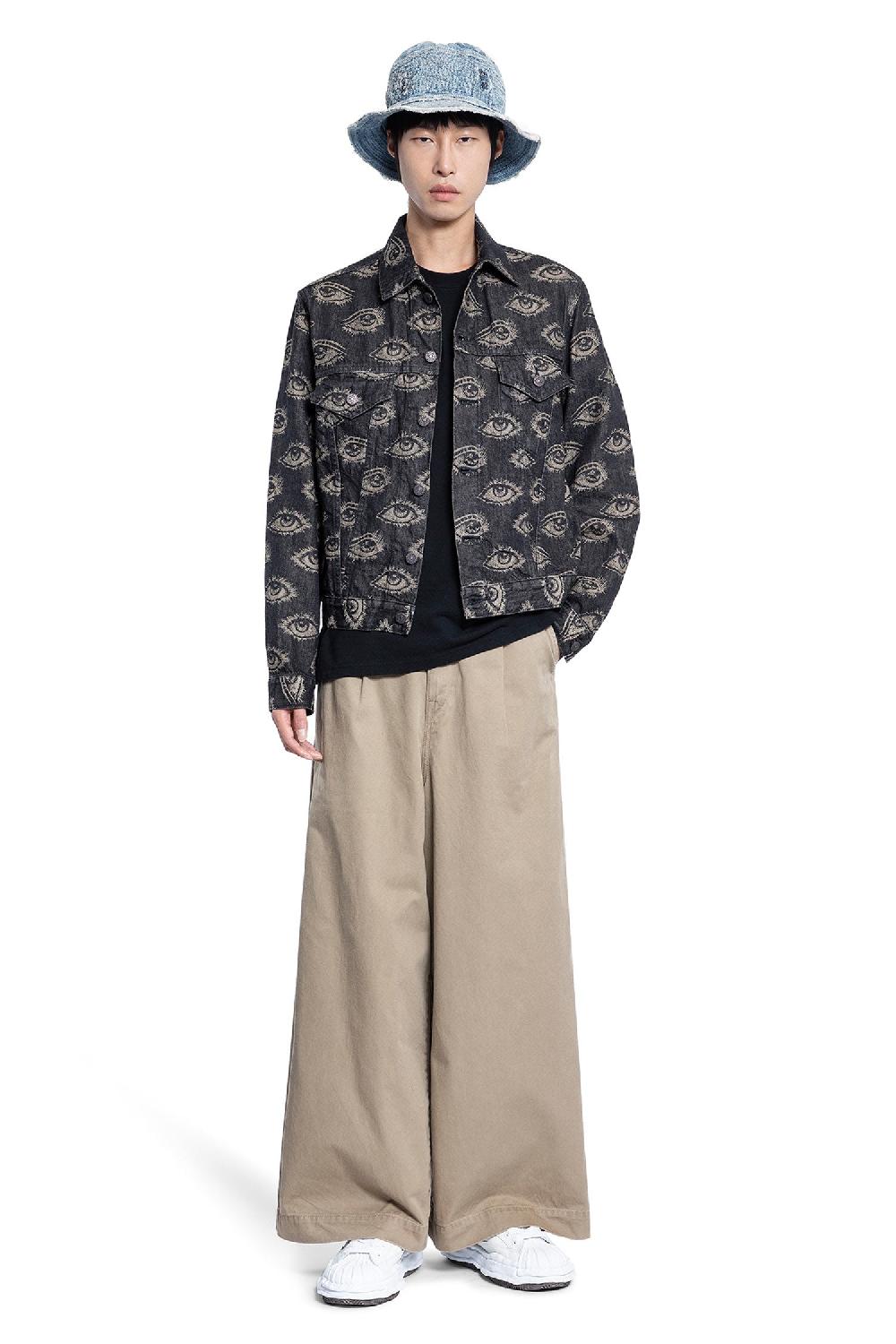 Antonioli KAPITAL MAN BLACK T-SHIRTS & TANK TOPS