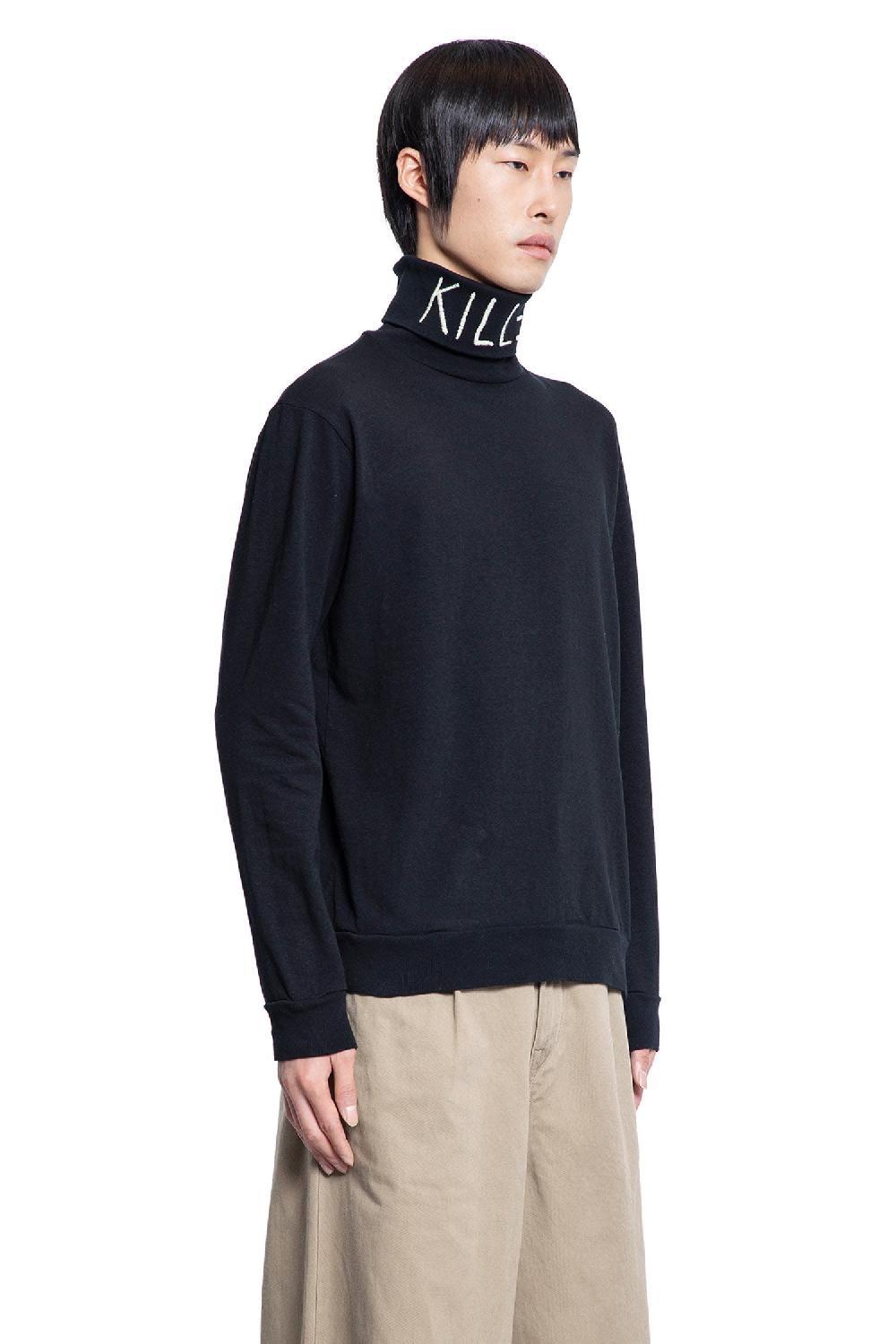 Antonioli KAPITAL MAN BLACK T-SHIRTS & TANK TOPS