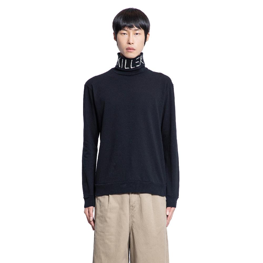 Antonioli KAPITAL MAN BLACK T-SHIRTS & TANK TOPS