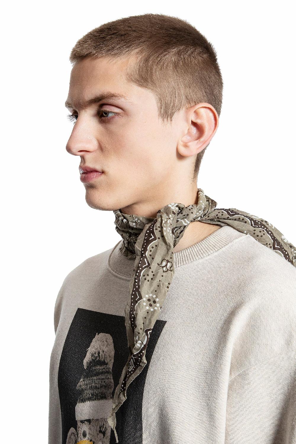 Antonioli KAPITAL MAN GREEN SCARVES