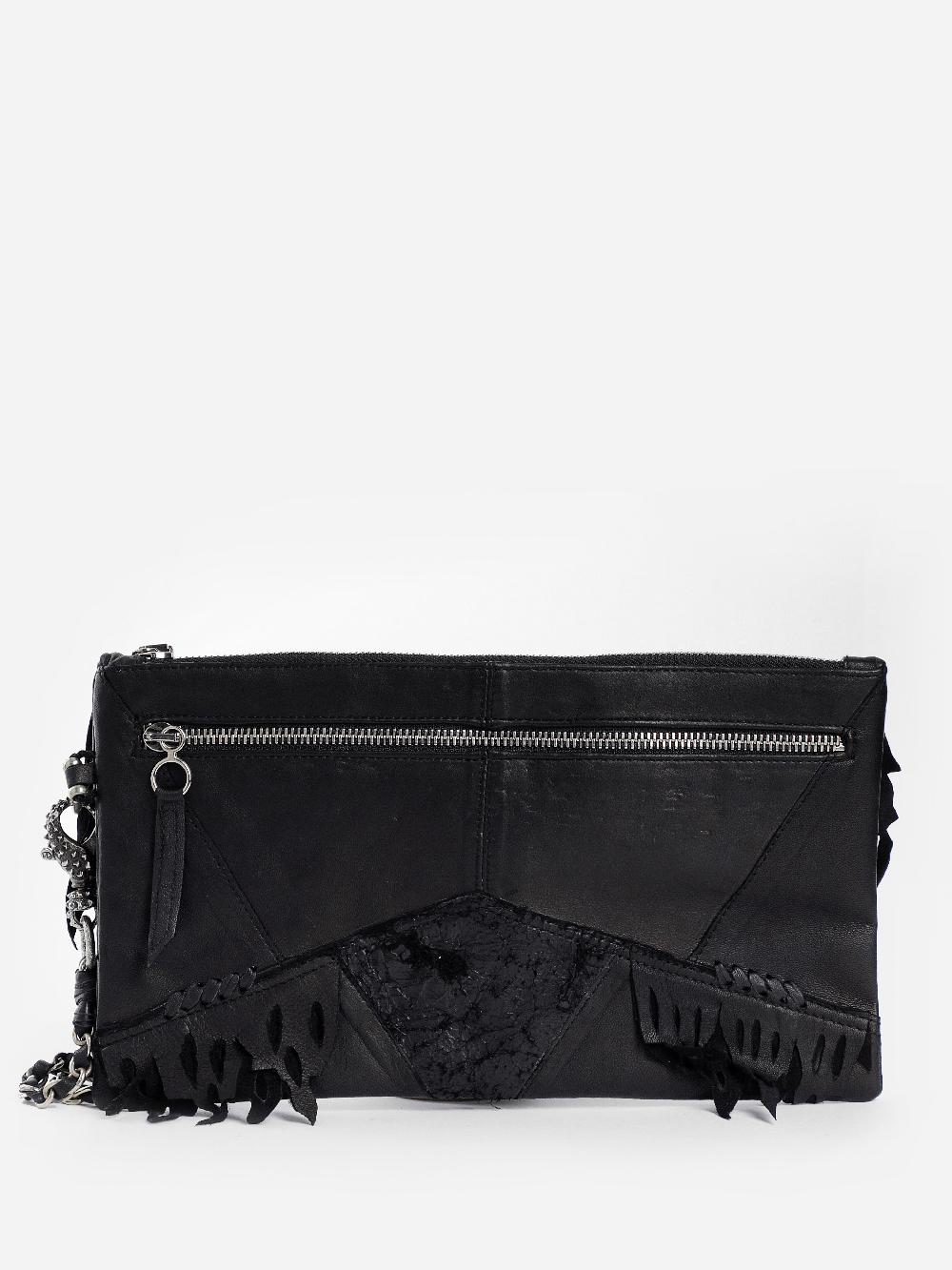 Antonioli KD2024 UNISEX BLACK CLUTCHES & POUCHES
