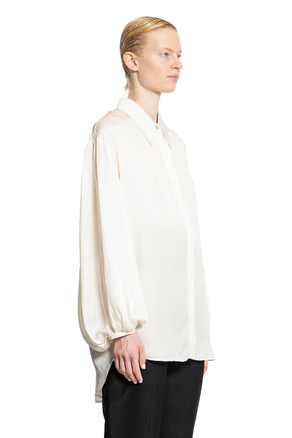 Antonioli KHAITE WOMAN OFF-WHITE SHIRTS