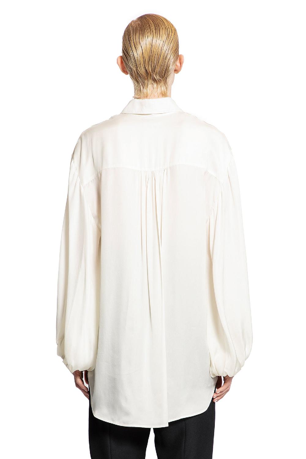 Antonioli KHAITE WOMAN OFF-WHITE SHIRTS