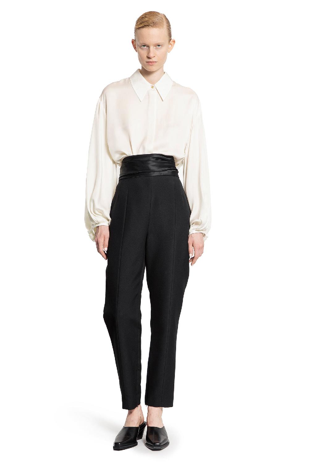 Antonioli KHAITE WOMAN OFF-WHITE SHIRTS
