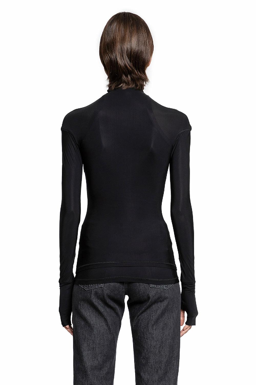 Antonioli KNWLS WOMAN BLACK T-SHIRTS & TANK TOPS