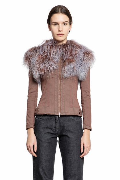 Antonioli KNWLS WOMAN BROWN JACKETS