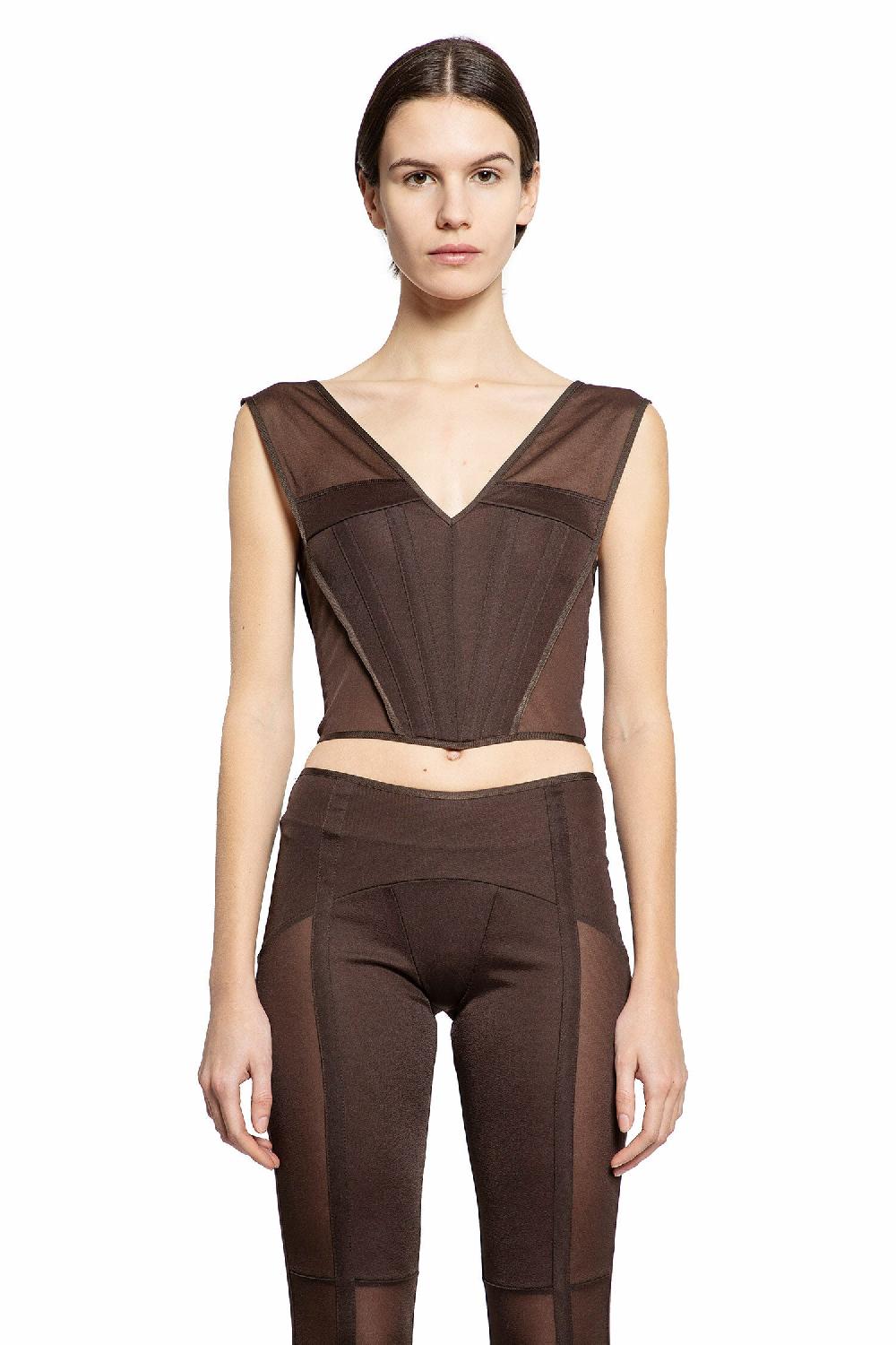 Antonioli KNWLS WOMAN BROWN TOPS