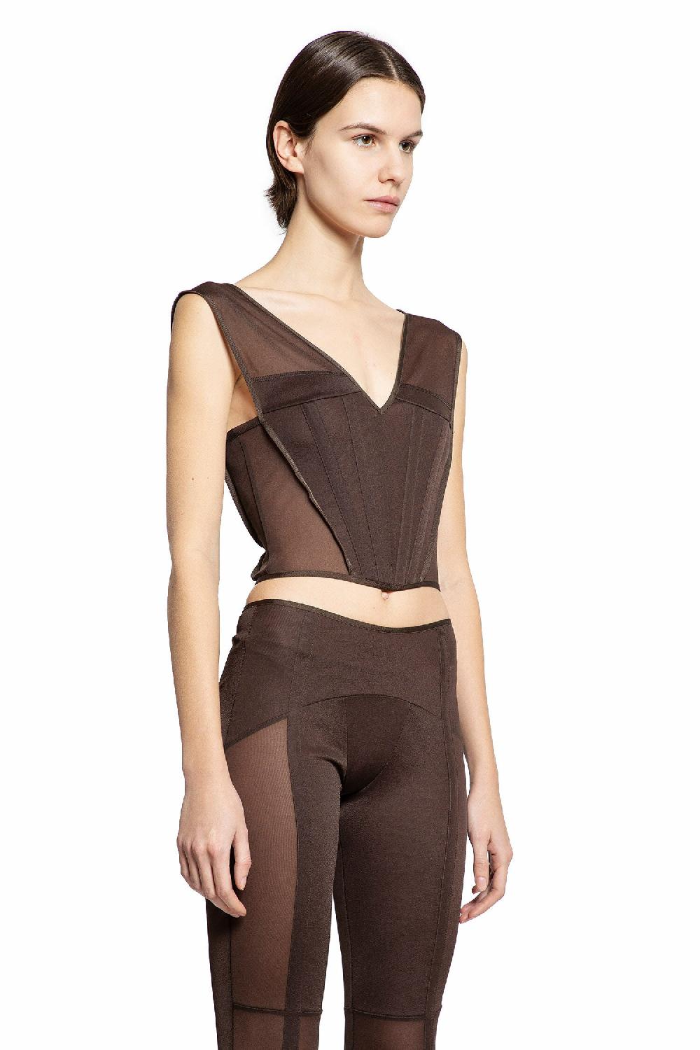 Antonioli KNWLS WOMAN BROWN TOPS
