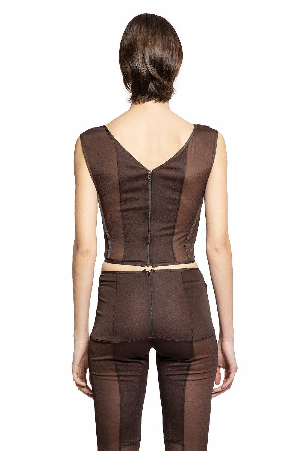 Antonioli KNWLS WOMAN BROWN TOPS
