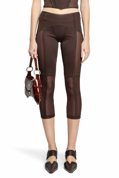 Antonioli KNWLS WOMAN BROWN TROUSERS