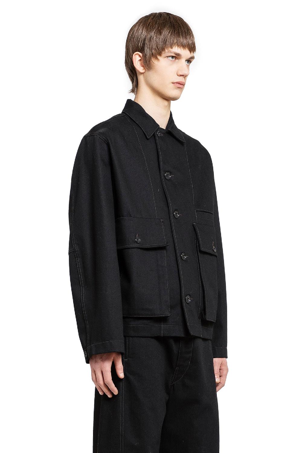 Antonioli LEMAIRE MAN BLACK JACKETS