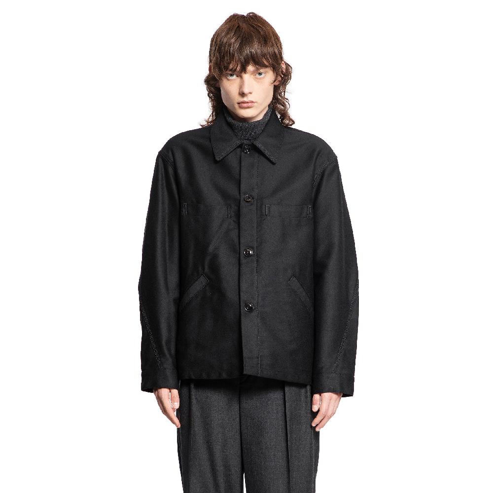 Antonioli LEMAIRE MAN BLACK JACKETS