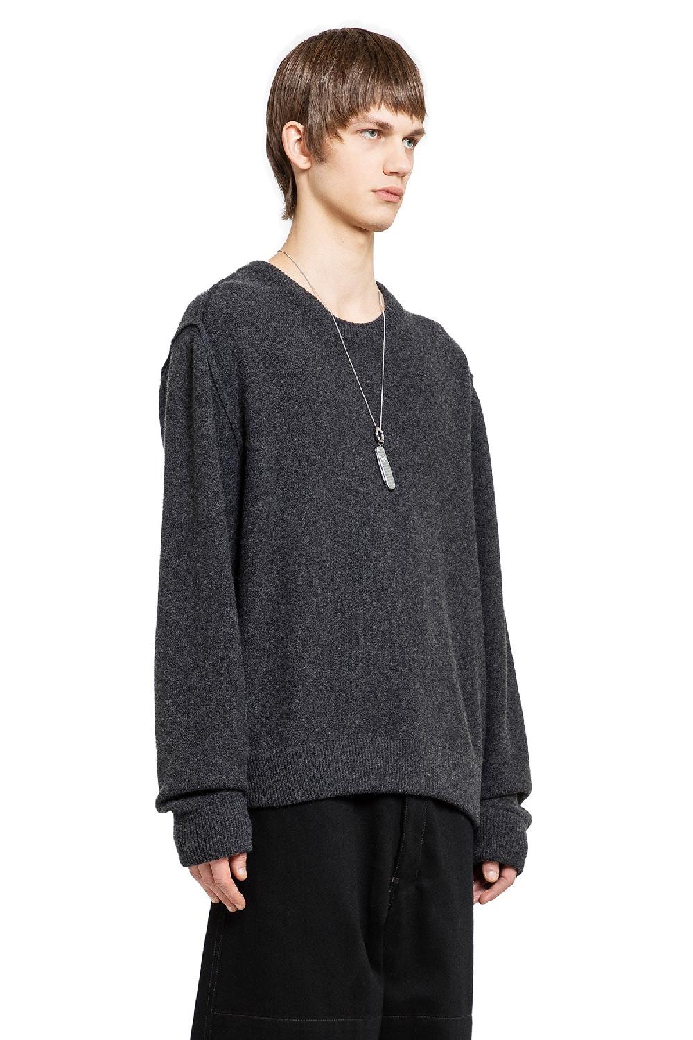 Antonioli LEMAIRE MAN BLACK KNITWEAR