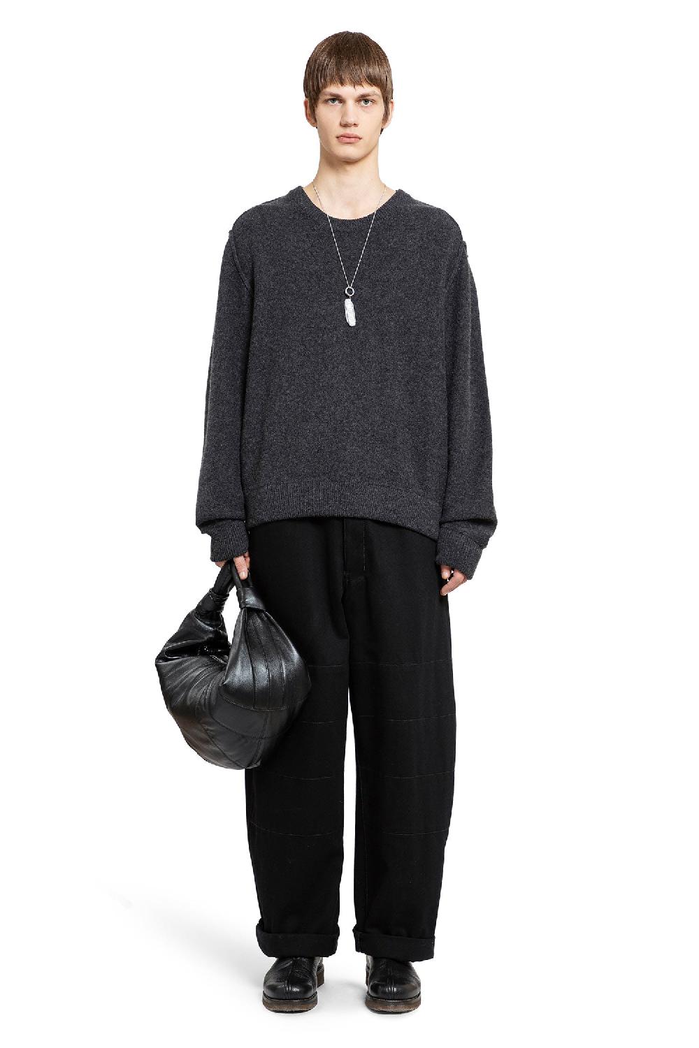 Antonioli LEMAIRE MAN BLACK KNITWEAR