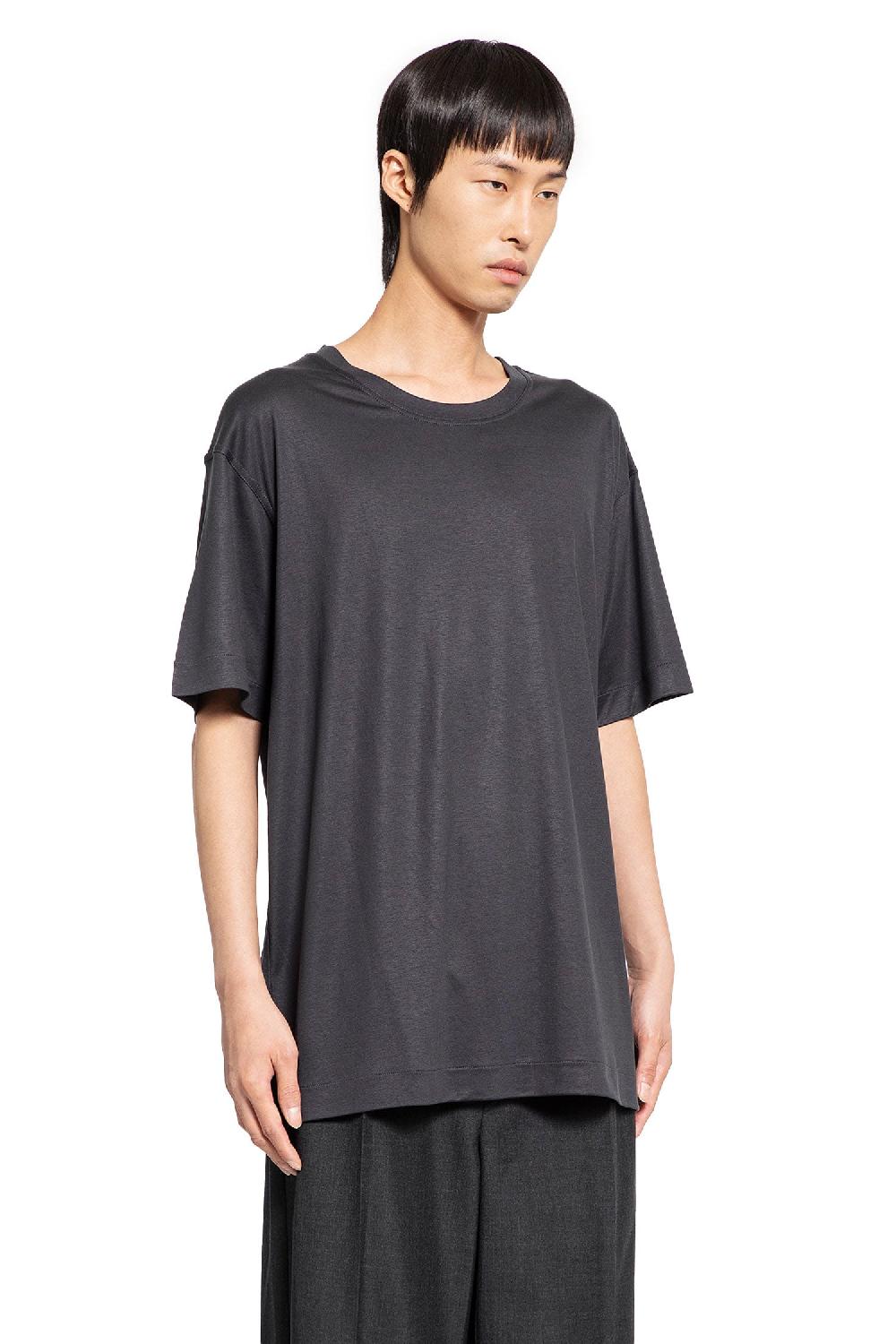 Antonioli LEMAIRE MAN BLACK T-SHIRTS & TANK TOPS