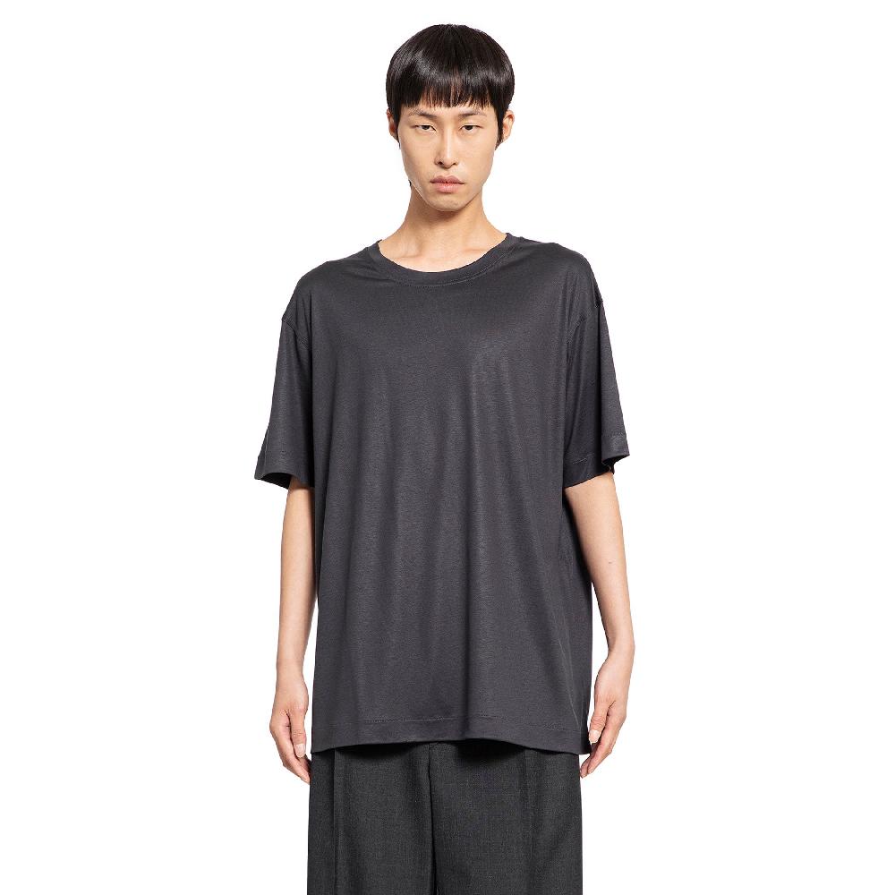 Antonioli LEMAIRE MAN BLACK T-SHIRTS & TANK TOPS