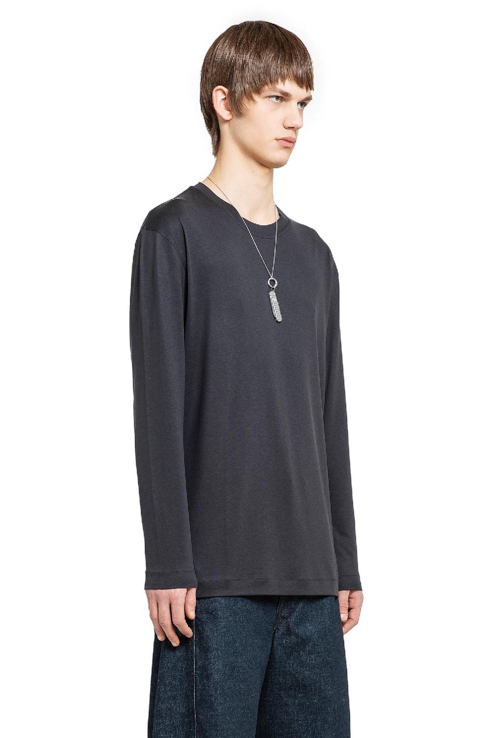 Antonioli LEMAIRE MAN BLACK T-SHIRTS & TANK TOPS